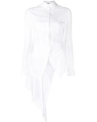 Isabel Benenato - Long-Sleeve Asymmetric Shirt - Lyst