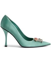 DSquared² - D2 Crystal Satin Pumps - Lyst