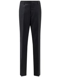 Tagliatore - Slub-Texture Pressed-Crease Trousers - Lyst