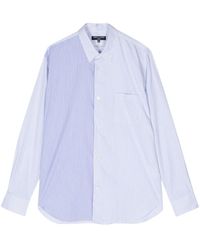 Comme des Garçons - Long-sleeve Striped Poplin Shirt - Lyst