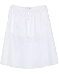 Low Classic - Falda Midi Con Cordones - Lyst