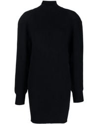 Stella McCartney - Jurk Met Hoge Hals En Open Rug - Lyst