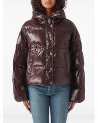 Pinko - Quilted Hooded Jacket - Lyst