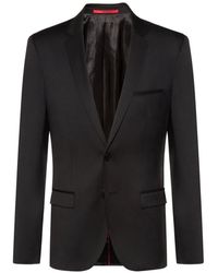 HUGO - Notch-Lapel Two-Button Jacket - Lyst