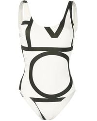 TOTEME - Monogram One-Piece Swimsuit - Lyst