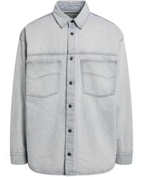 Balenciaga - Chest-Pocket Denim Shirt - Lyst
