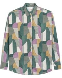 Favorite People - Cratons Geometric-Pattern Long-Sleeves Shirt - Lyst