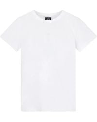 ARMANI EXCHANGE - Logo-Patch T-Shirt - Lyst