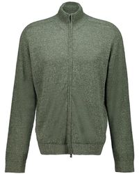 Piacenza Cashmere - Zip-Up Knitted Cardigan - Lyst