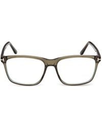 Tom Ford - Lunettes De Vue Carrées À Logo - Lyst
