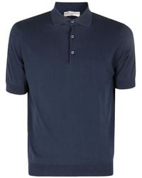 FILIPPO DE LAURENTIIS - Fein gestricktes Poloshirt - Lyst