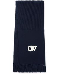 Off-White c/o Virgil Abloh - Sciarpa Con Motivo Ow - Lyst