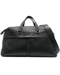 Orciani - Logo-plaque Leather Holdall Bag - Lyst