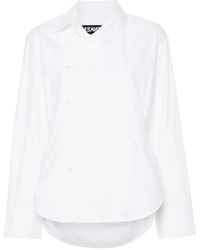 frenken - Cross Asymmetrische Blouse - Lyst