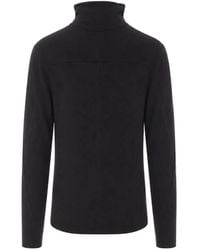 Thom Krom - High-Neck Panelled Sweater - Lyst