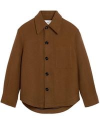 Ami Paris - Button-Up Wool Jacket - Lyst