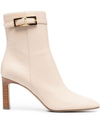 Sergio Rossi - Nora 95mm Leather Boots - Lyst