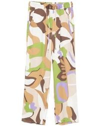 Marella - Patterned Trousers - Lyst