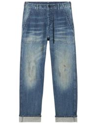 Fortela - Jean Effet Délavé À Poches - Lyst