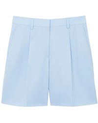 Burberry - High-Waisted Tailored Shorts - Lyst