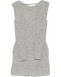 AYA MUSE - Robe Courte Vao À Design Sans Manches - Lyst