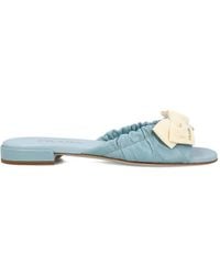 Prada - Bow-Detail Sandals - Lyst
