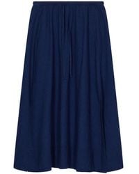 Closed - Gathered Slit Maxi Skirt - Lyst