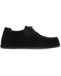 Birkenstock - Lace-Up Suede Loafers - Lyst