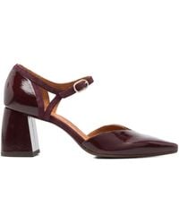 Chie Mihara - 70 Mm Pumps Met Blokhak En Enkelbandje - Lyst
