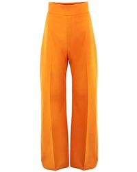Carolina Herrera - Pantalon Diane À Jambes Amples - Lyst