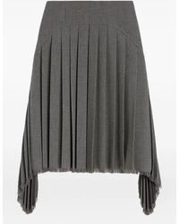 Jil Sander - Midi-Plooirok - Lyst