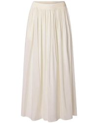 Loulou de Saison - Naya Gathered Flared Maxi Skirt - Lyst
