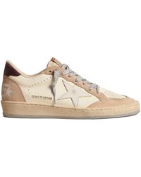 Golden Goose - Ball-star Low-top Panelled Sneakers - Lyst