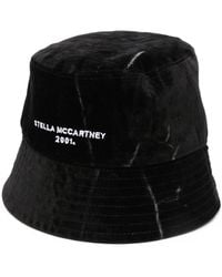 Stella McCartney - Embroidered-Logo Bucket Hat - Lyst