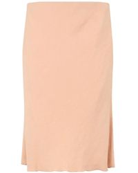 Moschino - Rear-Slit Midi Skirt - Lyst