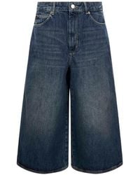 Soeur - Faded Wide-Leg Shorts - Lyst
