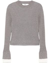 B+ AB - Pull En Maille Nervuré - Lyst