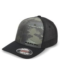 Oakley - Camo-Print Mesh-Panelled Baseball Cap - Lyst