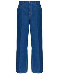 Maison Kitsuné - Five-Pockets High-Waisted Jeans - Lyst