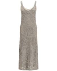 Brunello Cucinelli - Dazzling Water Lillies Dress - Lyst