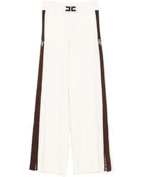 Elisabetta Franchi - Side-Stripe Trousers - Lyst