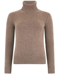 Moorer - Ribbed-Knit Turtleneck Sweater - Lyst