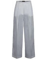 Moorer - Rumy Pleated Wide Trousers - Lyst