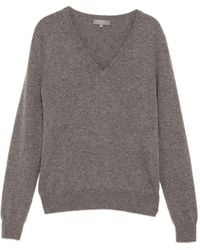 N.Peal Cashmere - Phoebe V-Neck Top - Lyst