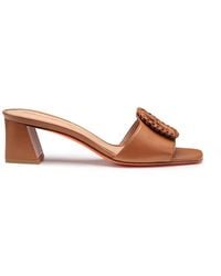 Santoni - Woven Buckle Sandals - Lyst
