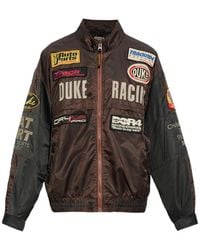 Duke & Dexter - Dr4 Patch-Embellished Bomber Jacket - Lyst