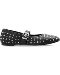 AllSaints - Holly Studded Ballet Flats - Lyst