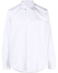 Lanvin - Long-sleeve Slim-cut Shirt - Lyst