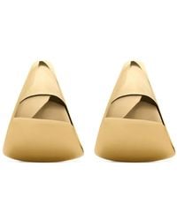 Monica Vinader - Tapered Large Hoop Earrings - Lyst