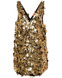Stine Goya - Robe courte Elena à fleurs appliquées - Lyst